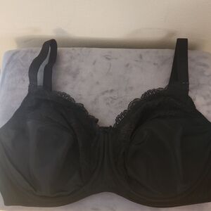 Playtex Black Lace Full-Coverage Bra